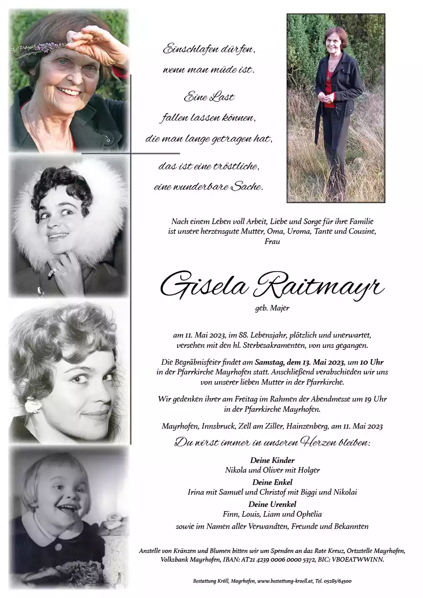 Parte von Gisela Raitmayr